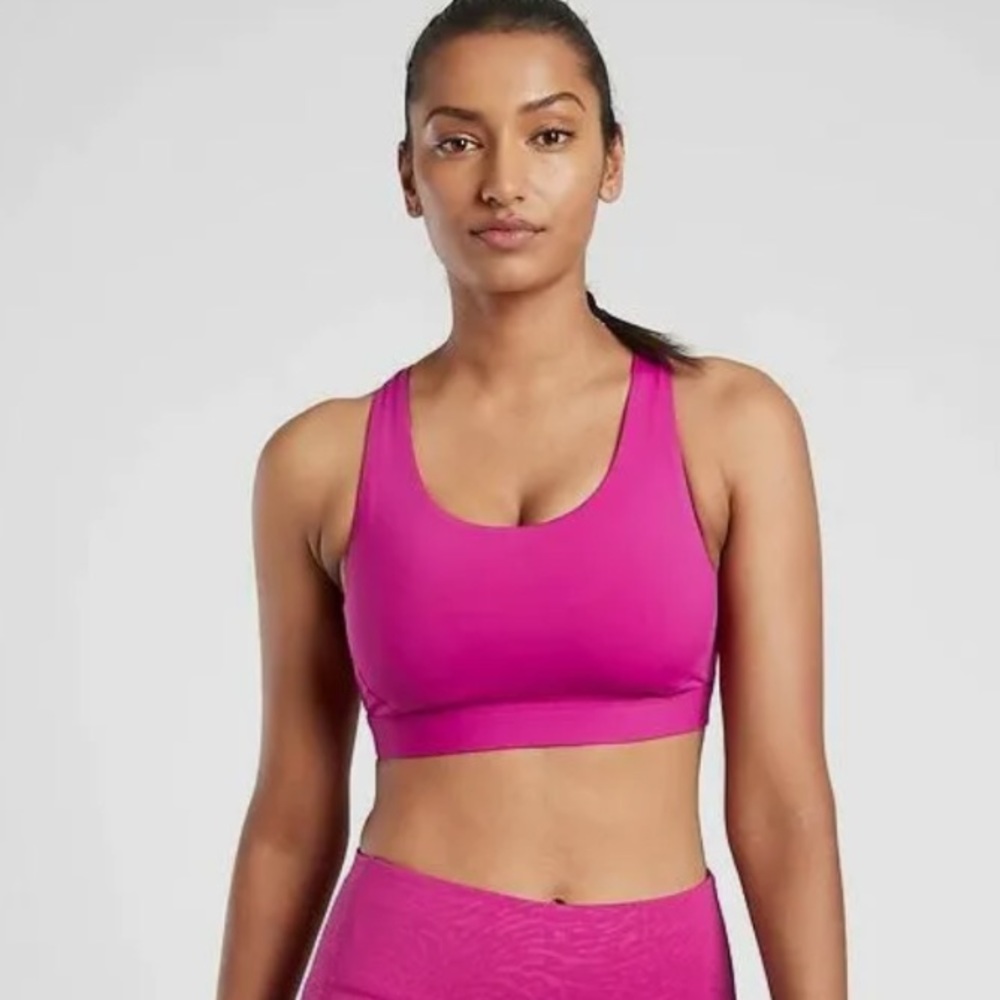 Athleta Magenta Sports Bra